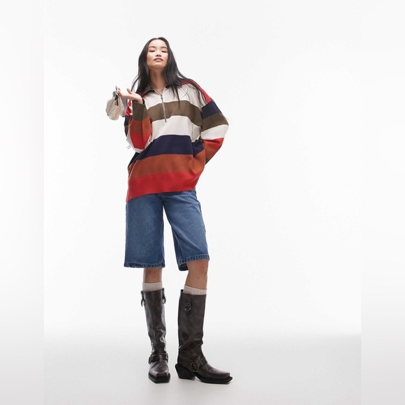 Free People Stripped Sweater- size small - Picture 15 of 16